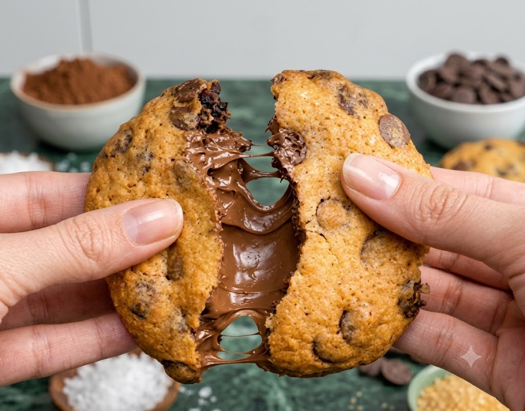 Cookie Recheado Aberto ao Meio - E-book Cookies que Vendem